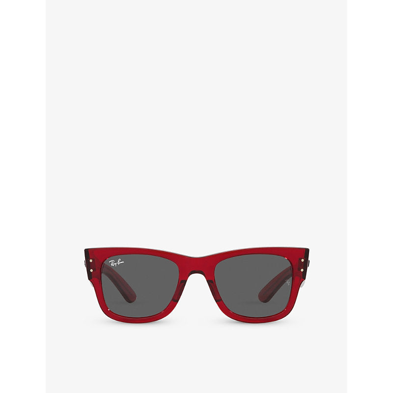 Ray-Ban RB0840S Mega Wayfarer square-frame acetate sunglasses | LYBSTORE