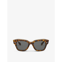 Ray-Ban RB2186 rectangular-frame sunglasses