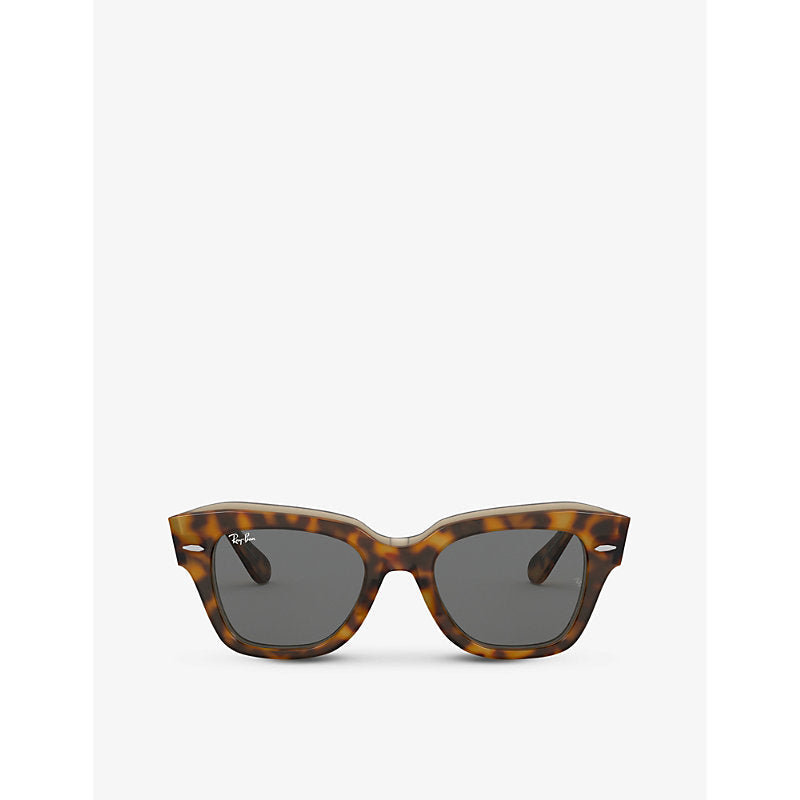 Ray-Ban RB2186 rectangular-frame sunglasses