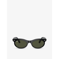 Ray-Ban RB2242 Wayfarer Oval-frame propionate sunglasses