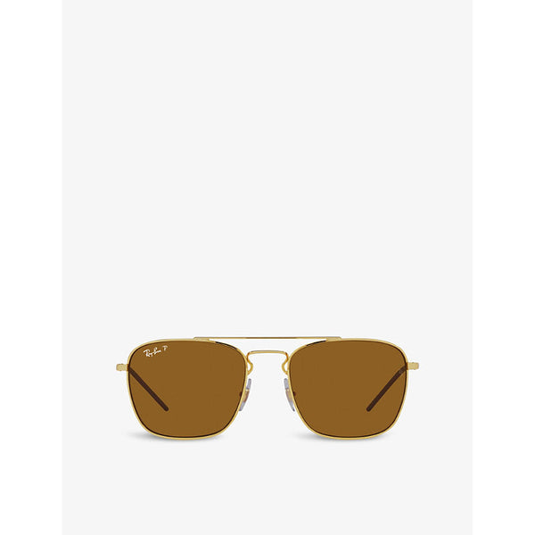 Ray-Ban RB3588 square-frame acetate sunglasses | LYBSTORE