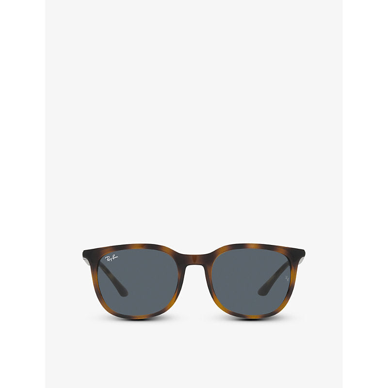 Ray-Ban RB4386 rectangular-shape injected sunglasses