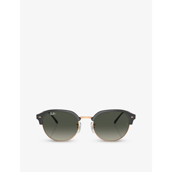 Ray-Ban RB4429 irregular-frame crystal sunglasses | LYBSTORE