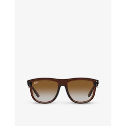 Ray-Ban RBR0501S Boyfriend Reverse square-frame injected sunglasses | LYBSTORE