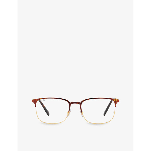 Ray-Ban RX6494 pillow-frame metal optical glasses | LYBSTORE