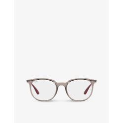 Womens Ray-Ban RX7190 square-frame acetate optical glasses