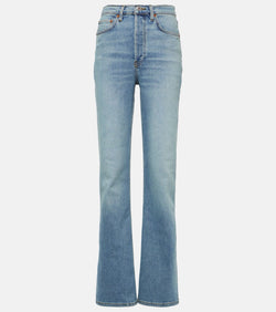 Re/Done 70s high-rise bootcut jeans