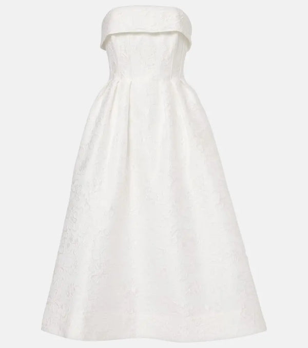 Rebecca Vallance Bridal Esther brocade bustier dress