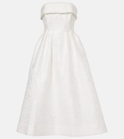 Rebecca Vallance Bridal Esther brocade bustier dress