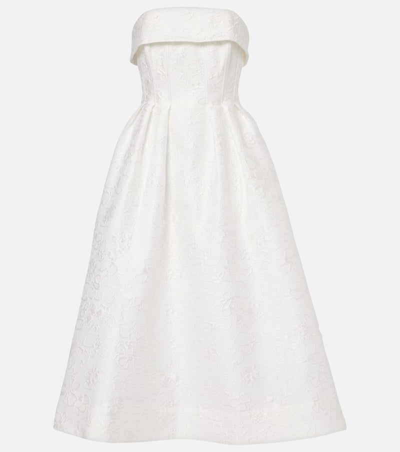 Rebecca Vallance Bridal Esther brocade bustier dress