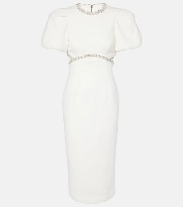 Rebecca Vallance Bridal Recut embroidered midi dress