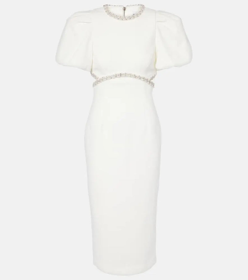 Rebecca Vallance Bridal Recut embroidered midi dress