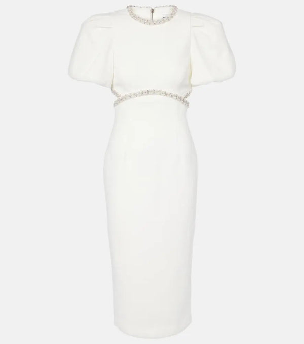 Rebecca Vallance Bridal Recut embroidered midi dress | LYBSTORE