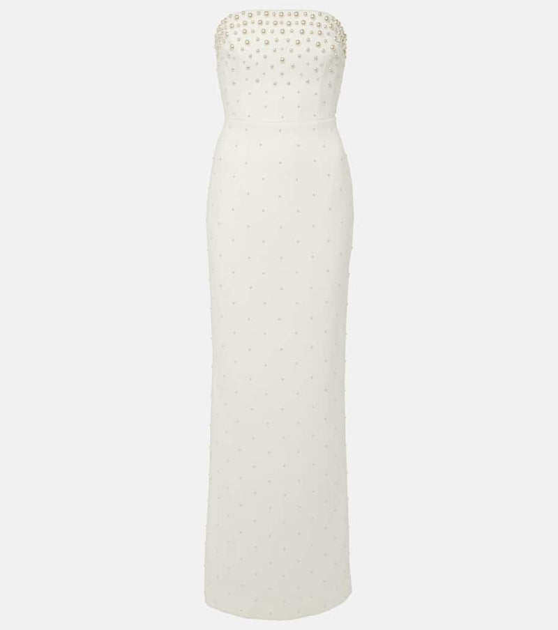 Rebecca Vallance Bridal Theresa faux pearl-embellished gown