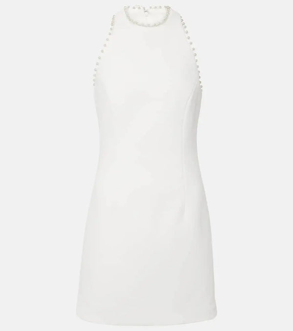 Rebecca Vallance Bridal Therese embellished crêpe minidress | LYBSTORE