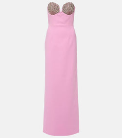 Rebecca Vallance Cordelia embellished strapless gown