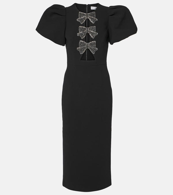 Rebecca Vallance Eliana puff-sleeve midi dress