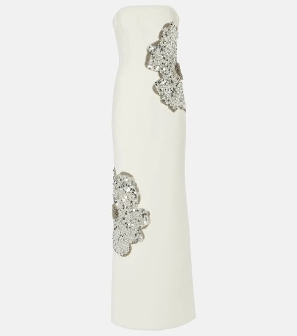 Rebecca Vallance Layana strapless embellished gown | LYBSTORE