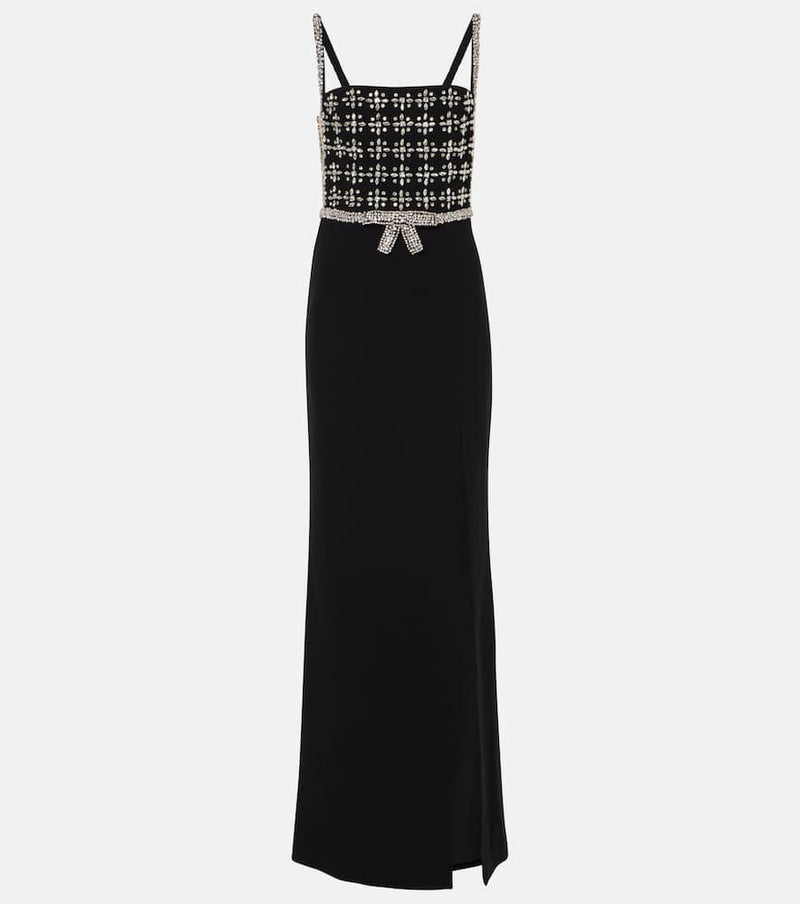 Rebecca Vallance Rina crystal-embellished gown