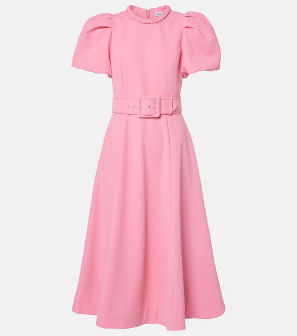 Rebecca Vallance Rosita puff-sleeve midi dress