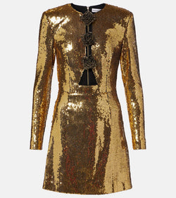 Rebecca Vallance Sequined minidress