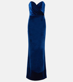 Rebecca Vallance Vivicia velvet gown