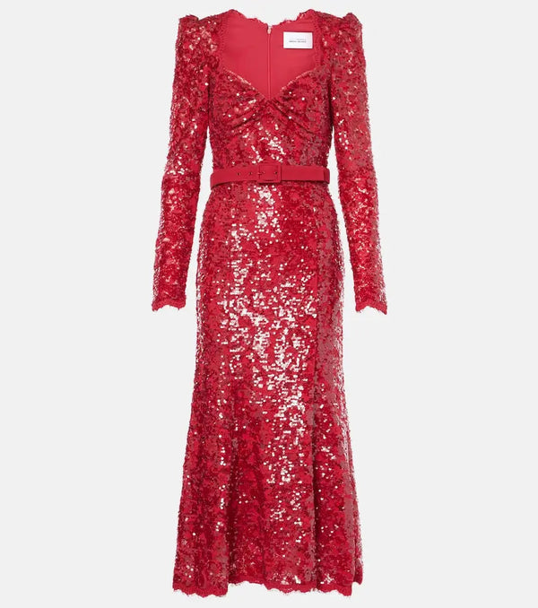 Rebecca Vallance x Nicky Hilton Leyla sequined midi dress | LYBSTORE