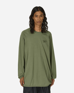 Reebok Hed Mayner Oversized Raglan Longsleeve T-Shirt Army Green