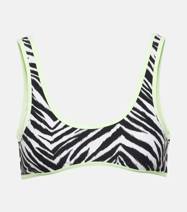 Reina Olga Coolio printed bikini top | LYBSTORE