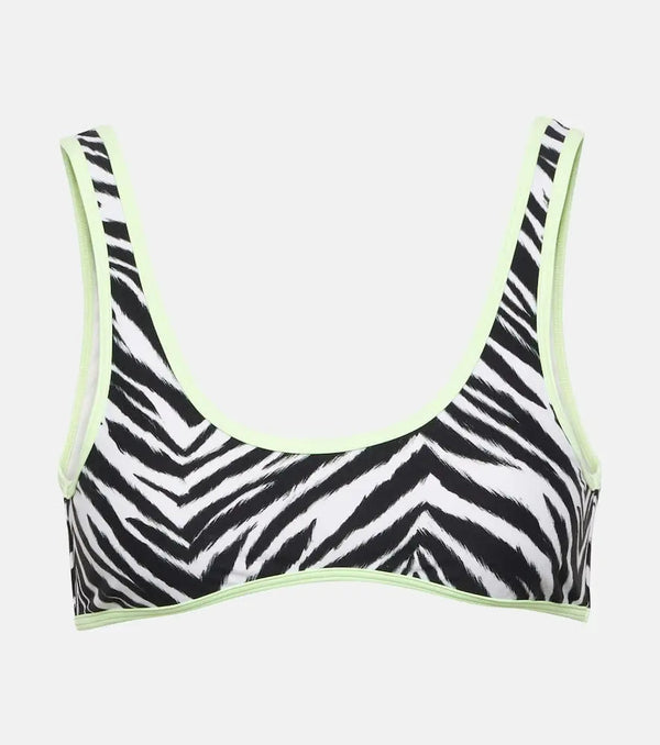 Reina Olga Coolio printed bikini top | LYBSTORE