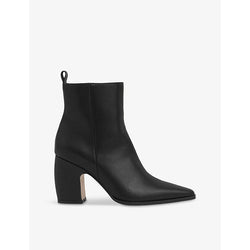 Womens Reiss Amy block-heel leather ankle boots