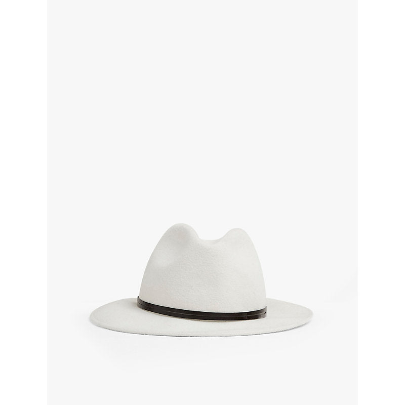 Womens Reiss Anne wool-felt fedora hat