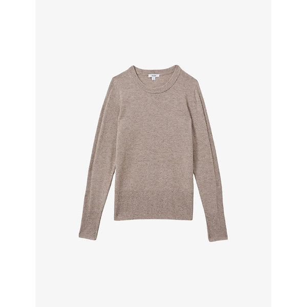 Reiss Annie round-neck wool-blend jumper | LYBSTORE