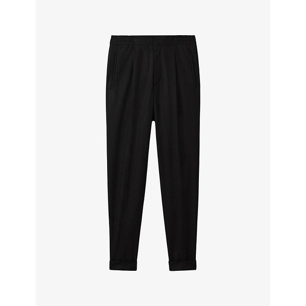 Mens Reiss Brighton relaxed-fit tapered woven trousers