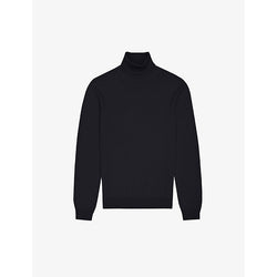 Mens Reiss Caine roll-neck wool jumper