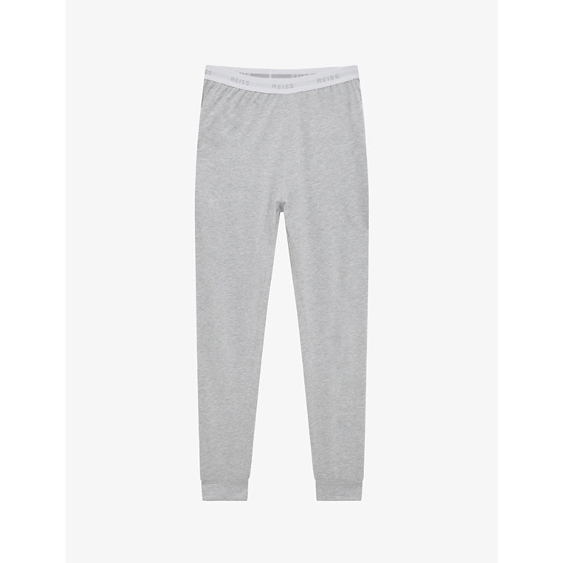  Reiss Cali slim-fit tapered-leg wool-blend jogging bottoms