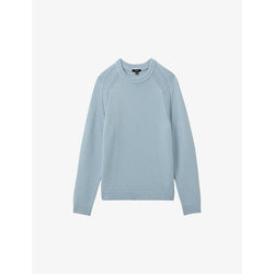 Mens Reiss Cloud crew-neck regular-fit wool-blend jumper