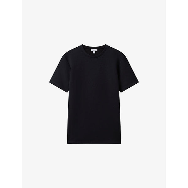 Reiss Crewneck short-sleeve stretch-jersey T-shirt