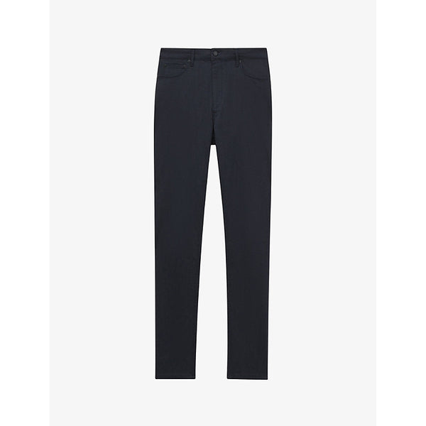 Reiss Deep slim-leg mid-rise stretch-denim jeans