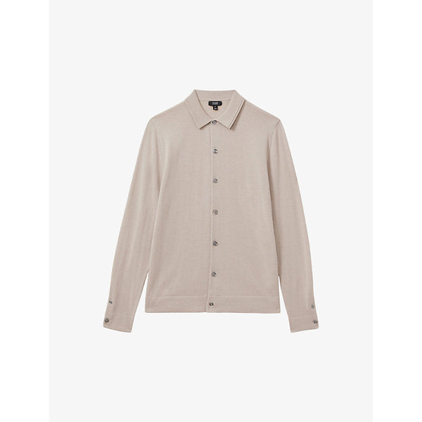 Reiss Forbes buttoned wool cardigan | LYBSTORE