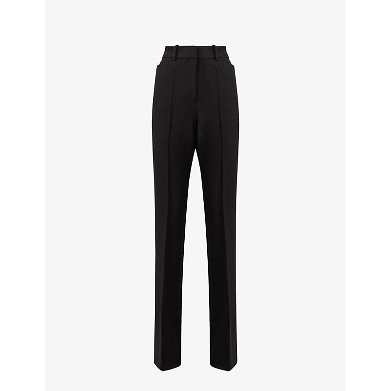 Reiss Gabi slip-pocket slim-leg mid-rise woven trousers