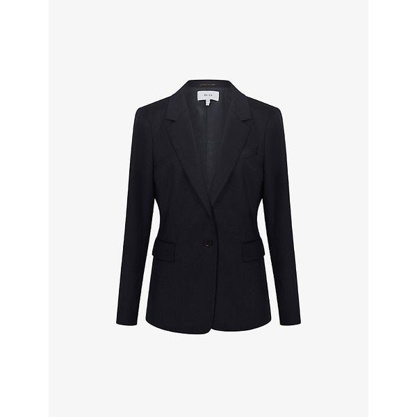 Womens Reiss Haisley single-breasted wool-blend blazer