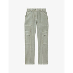 Reiss Jem mid-rise tapered-leg stretch-denim jeans