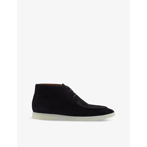 Reiss Loftus lace-up suede chukka boots