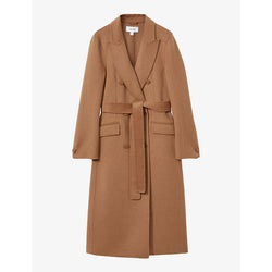 Womens Reiss Maeve double-breasted wool-blend coat