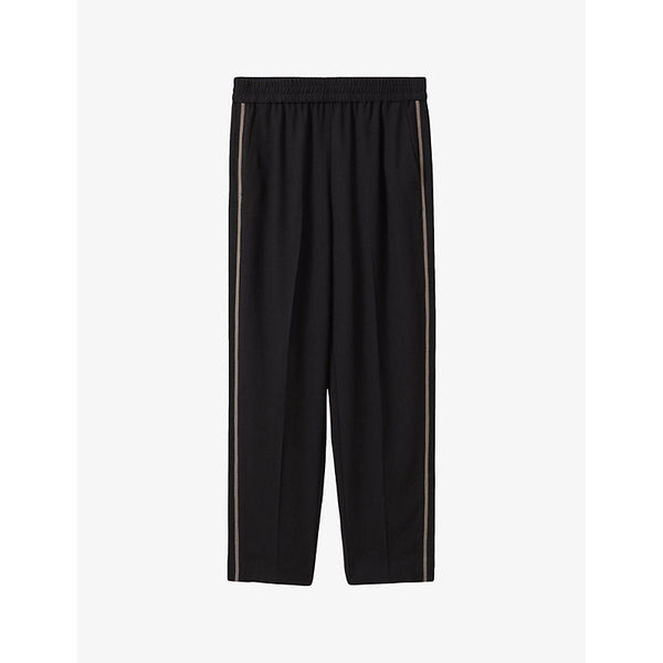 Womens Reiss Remi tapered-leg high-rise woven trousers