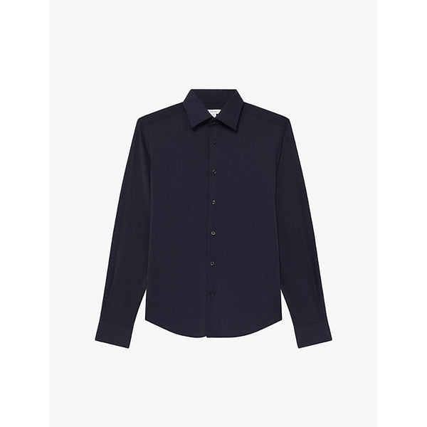 Reiss Voyager regular-fit stretch-woven shirt | LYBSTORE