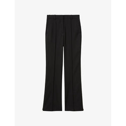 Womens Reiss x Atelier Audrey side-zip wide-leg stretch-woven trousers