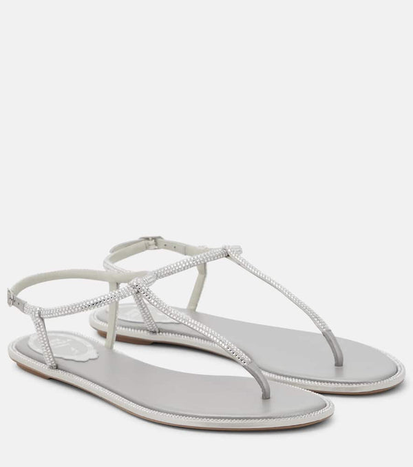 Rene Caovilla Amalia embellished thong sandals