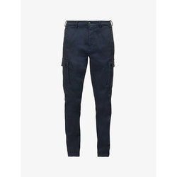 Replay Jaan Hypercargo tapered-leg stretch-cotton blend trousers